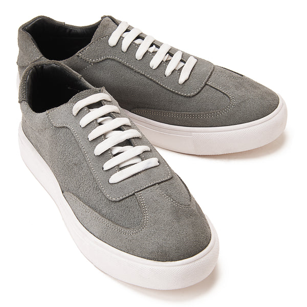 Vatrina Suede Casual Sneakers - Grey